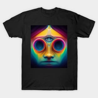 psychedelic face T-Shirt